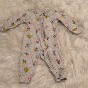 Carters floral pajamas